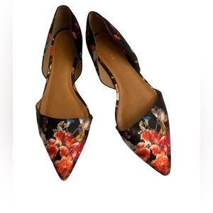 Halogen Floral D’orsay Flats
